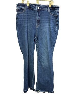 Old Navy Women's Dark Blue Flare Jeans